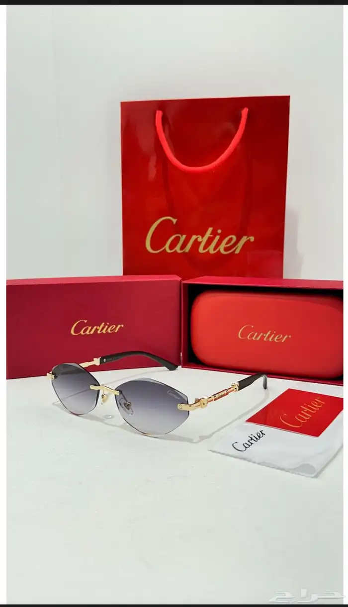 نظارات ماركه كارتير درجه اولى طبق الاصل مع الملحقات 22