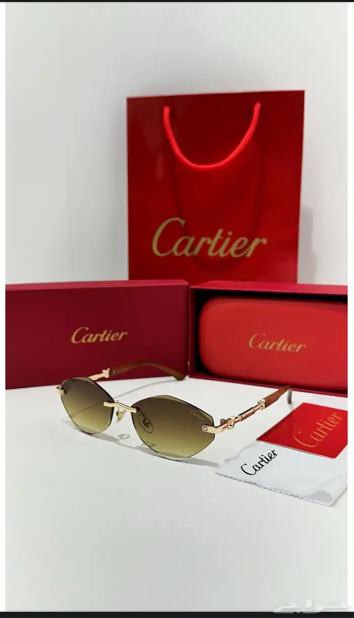 نظارات ماركه كارتير درجه اولى طبق الاصل مع الملحقات 23