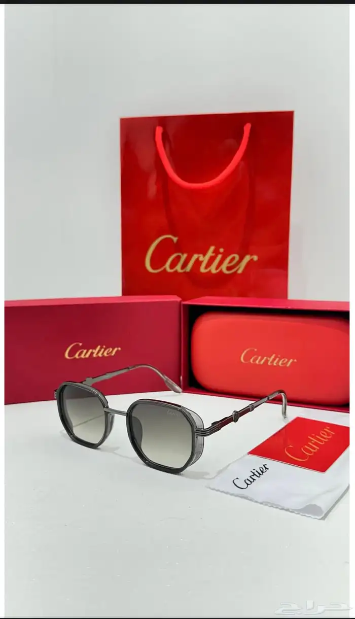 نظارات ماركه كارتير درجه اولى طبق الاصل مع الملحقات 43