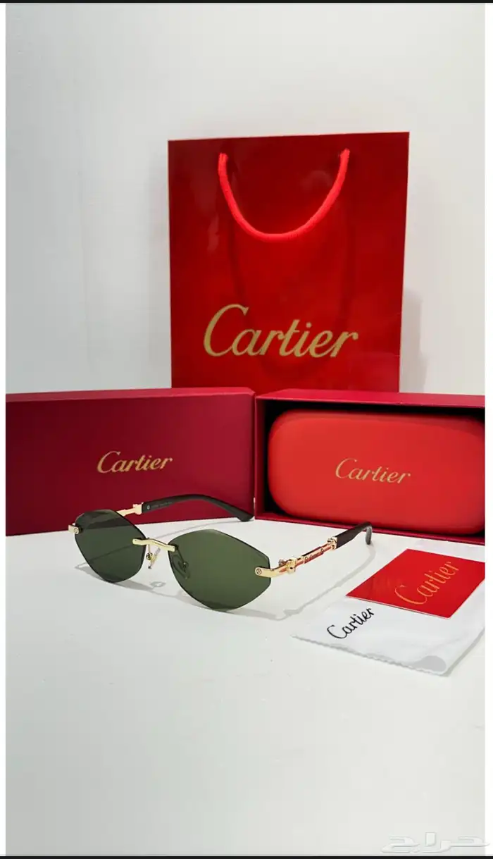 نظارات ماركه كارتير درجه اولى طبق الاصل مع الملحقات 21