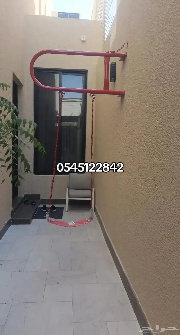 أرجوحة حديد جدارية قوية ومريحة 5