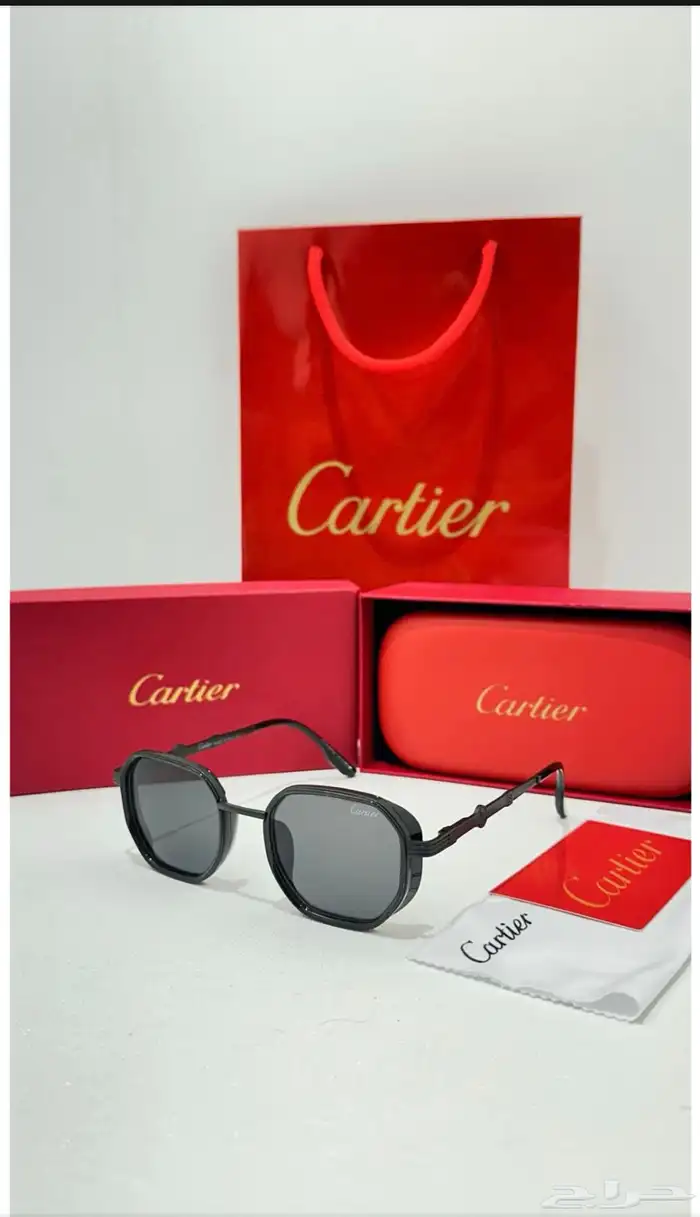 نظارات ماركه كارتير درجه اولى طبق الاصل مع الملحقات 42