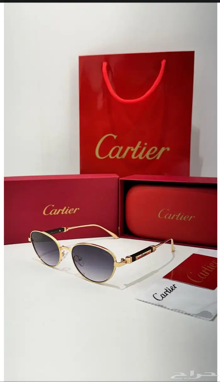 نظارات ماركه كارتير درجه اولى طبق الاصل مع الملحقات 30