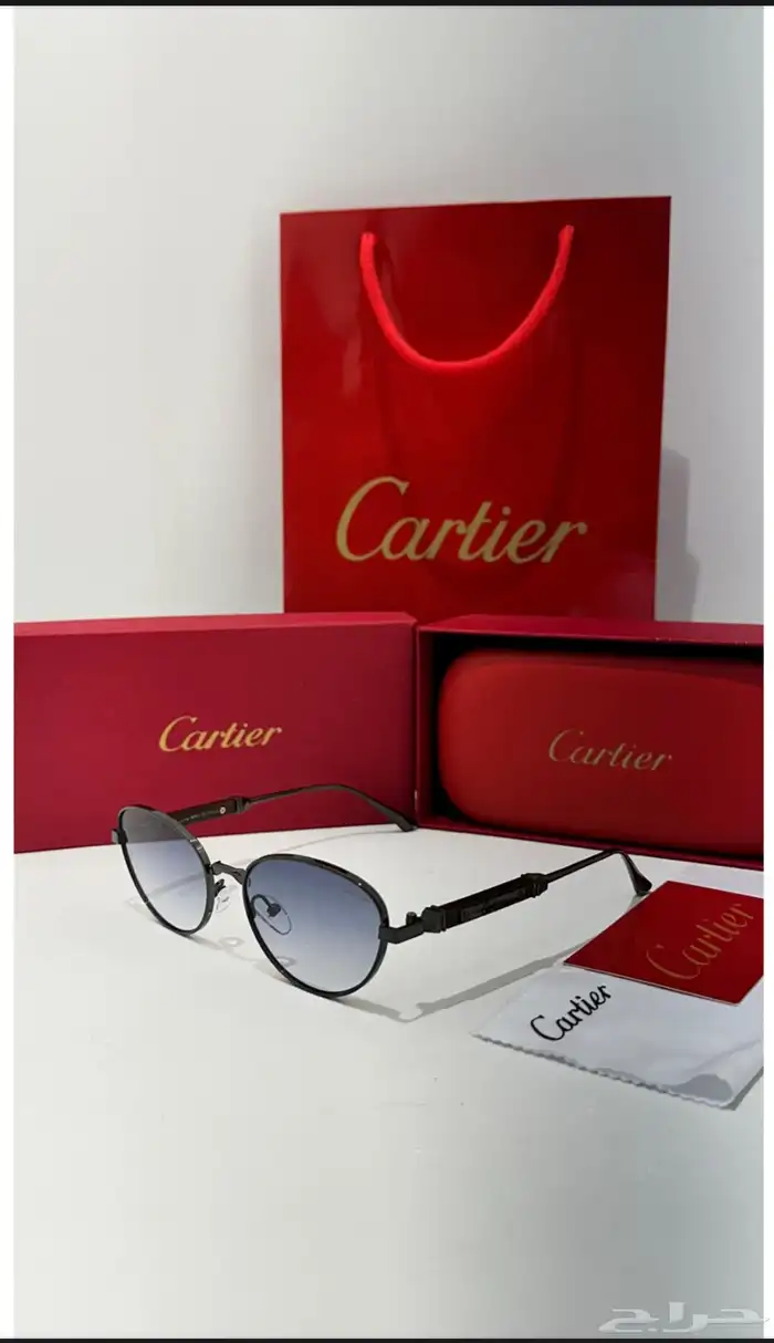 نظارات ماركه كارتير درجه اولى طبق الاصل مع الملحقات 28