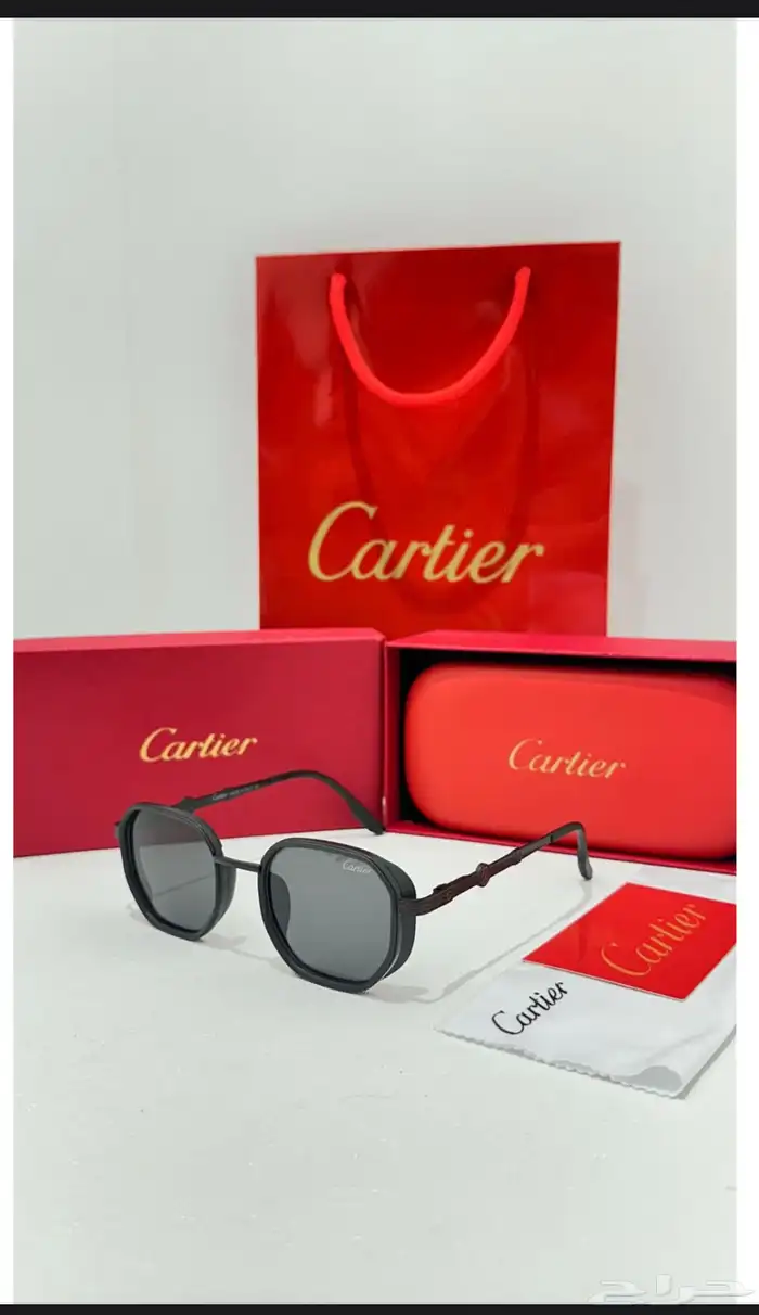 نظارات ماركه كارتير درجه اولى طبق الاصل مع الملحقات 47