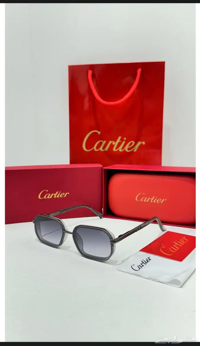 نظارات ماركه كارتير درجه اولى طبق الاصل مع الملحقات 49