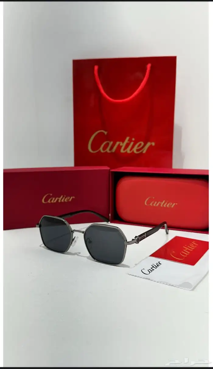 نظارات ماركه كارتير درجه اولى طبق الاصل مع الملحقات 19