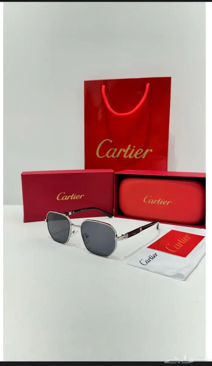 نظارات ماركه كارتير درجه اولى طبق الاصل مع الملحقات 38
