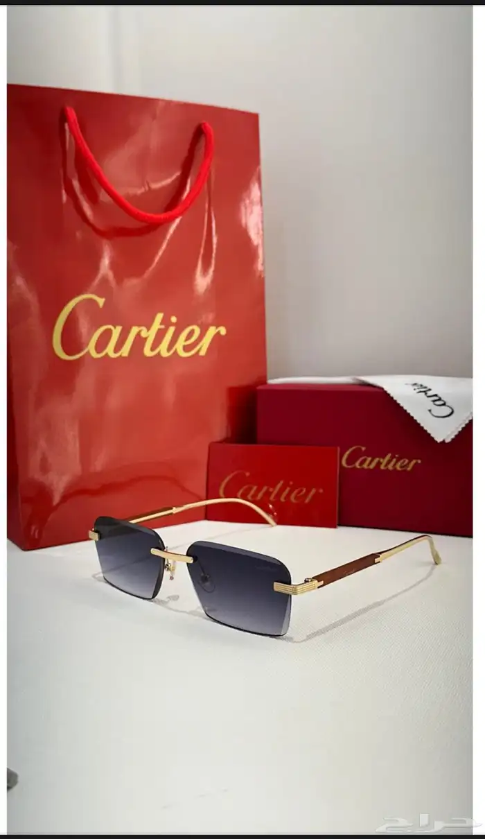 نظارات ماركه كارتير درجه اولى طبق الاصل مع الملحقات 1
