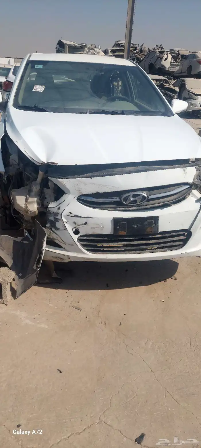 اكسنت 2016 مصدومه تشليح قطع غيار فقط 0