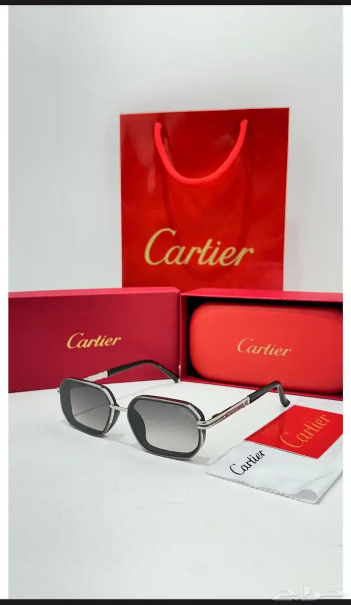 نظارات ماركه كارتير درجه اولى طبق الاصل مع الملحقات 48