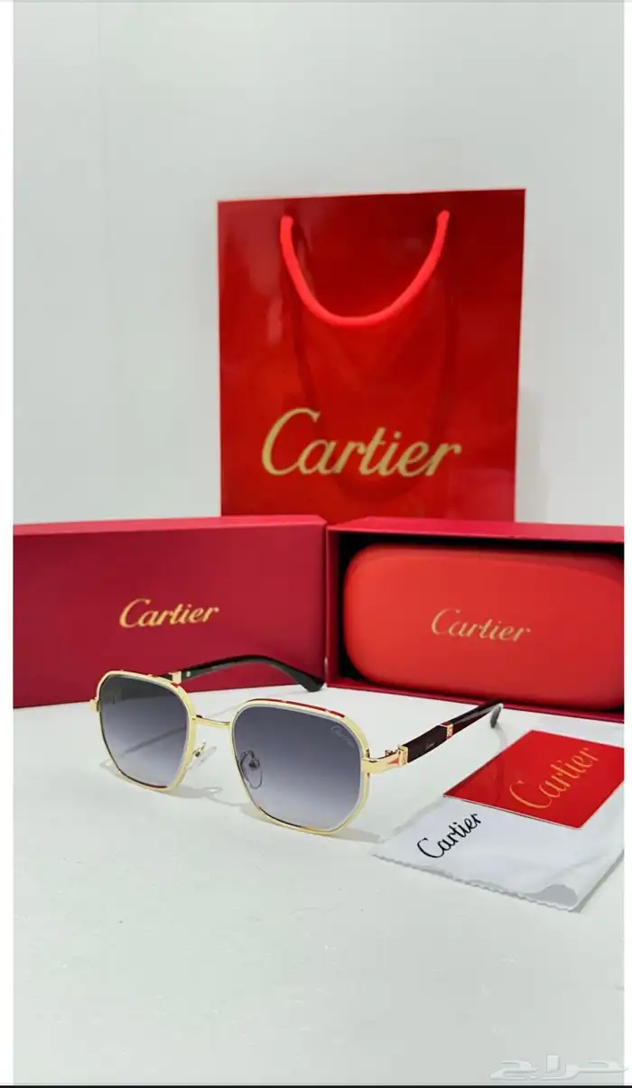 نظارات ماركه كارتير درجه اولى طبق الاصل مع الملحقات 41