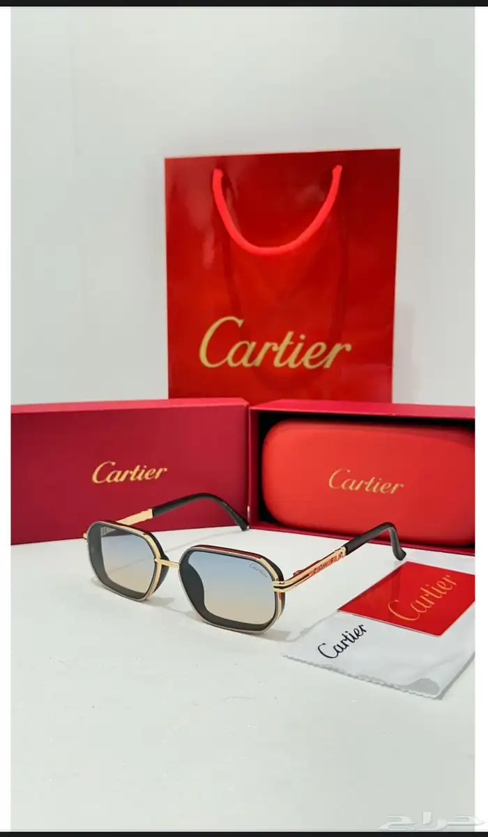 نظارات ماركه كارتير درجه اولى طبق الاصل مع الملحقات 50