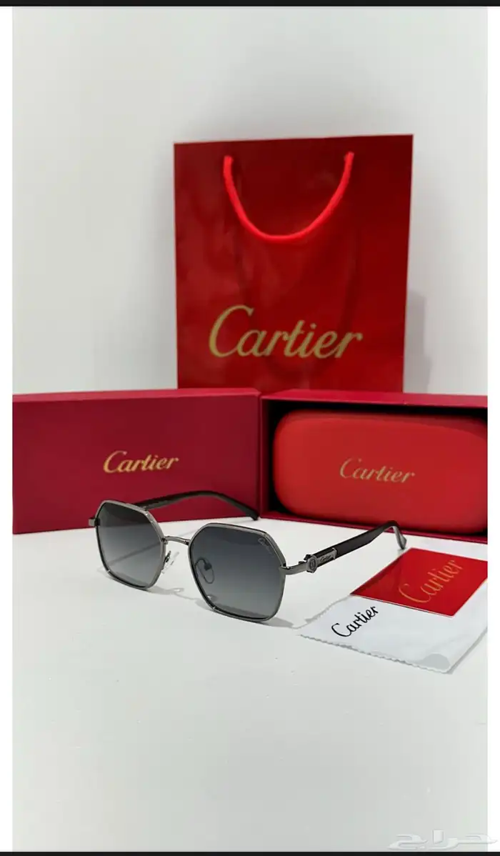 نظارات ماركه كارتير درجه اولى طبق الاصل مع الملحقات 17