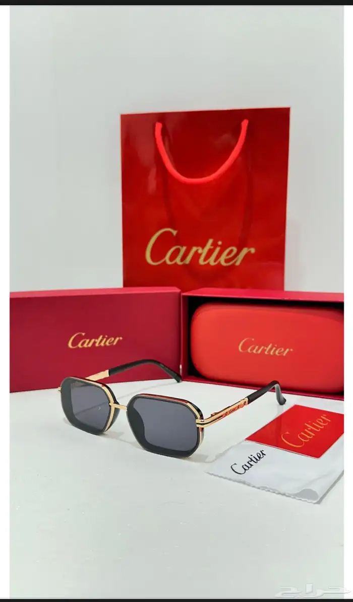 نظارات ماركه كارتير درجه اولى طبق الاصل مع الملحقات 51