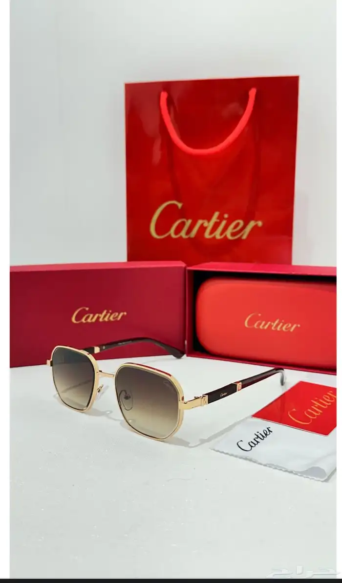 نظارات ماركه كارتير درجه اولى طبق الاصل مع الملحقات 37