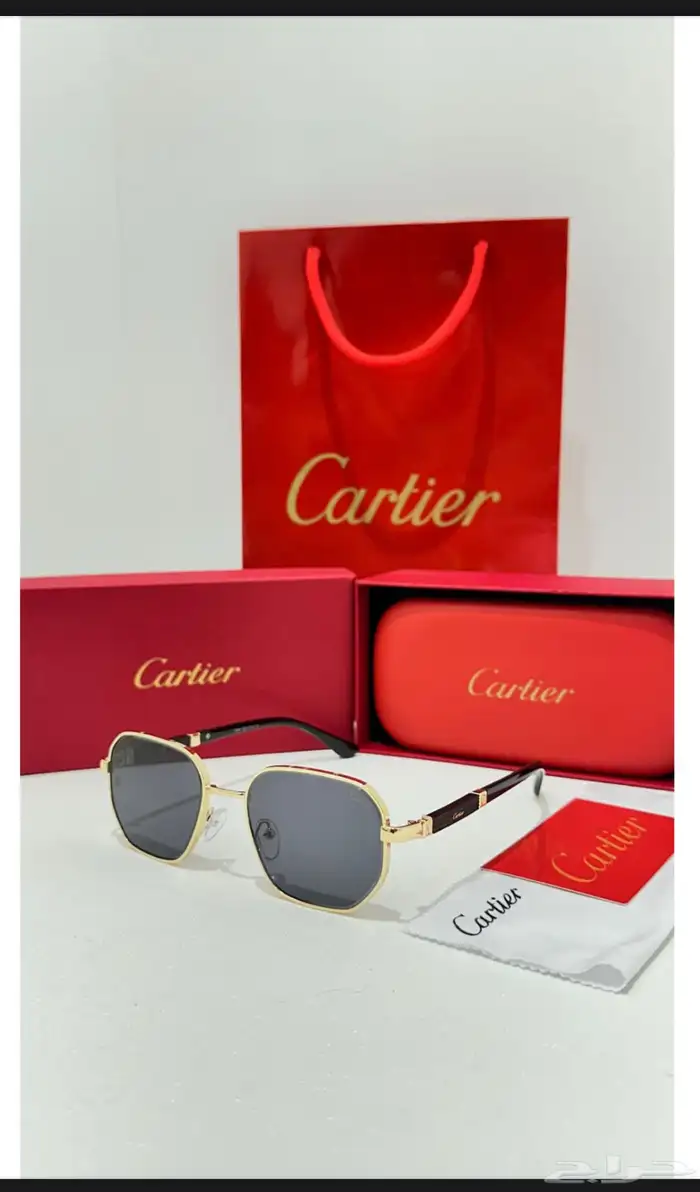 نظارات ماركه كارتير درجه اولى طبق الاصل مع الملحقات 39