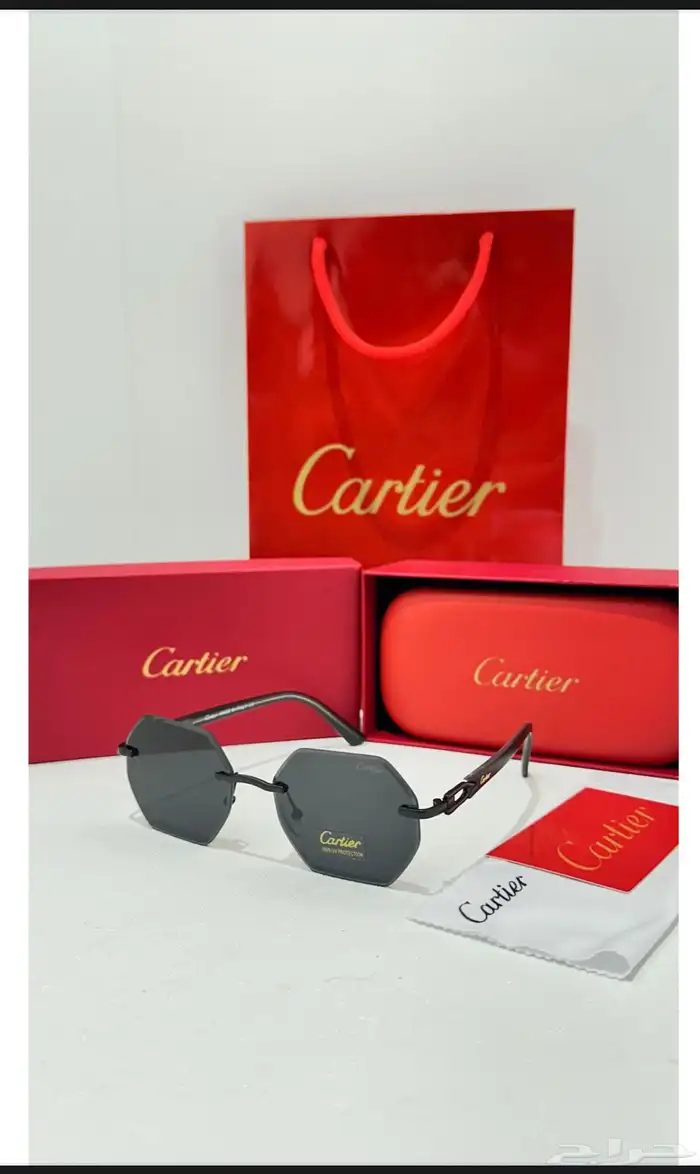 نظارات ماركه كارتير درجه اولى طبق الاصل مع الملحقات 54
