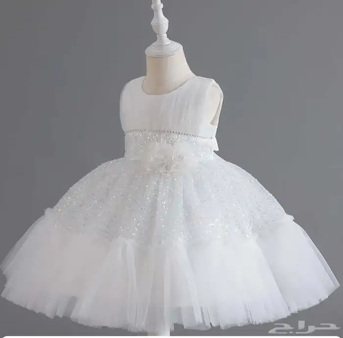 فستان طفلة جديدة لعمر ثلاث شهر إلى سنة 0