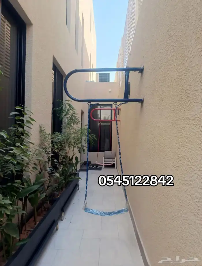 أرجوحة حديد جدارية قوية ومريحة 7