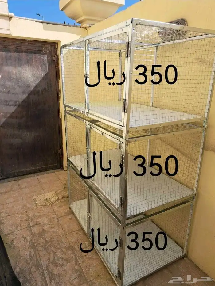 تفصيل قفص حديد الدمام قط ببغاء كروان روز 0