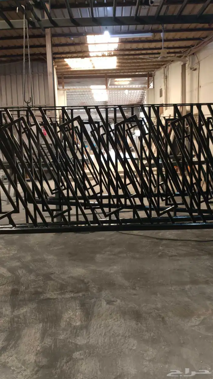 تفصيل ابواب حديد ليزر صاج المونيوم درايش وأبواب بيبي سي وخشب 6