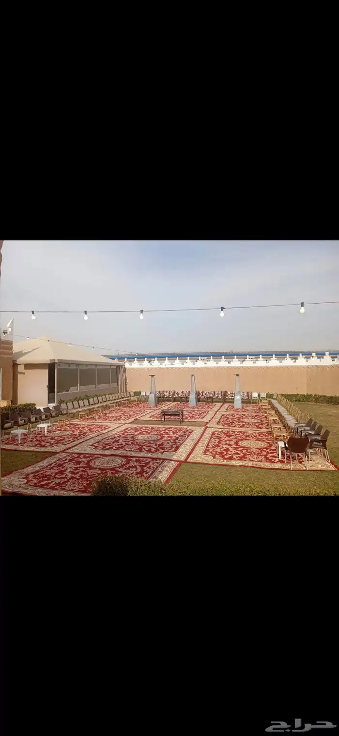 تاجير كنب جلسات ارضيه جلسات شعبيه كراسي طاولات طعام دفايات 0