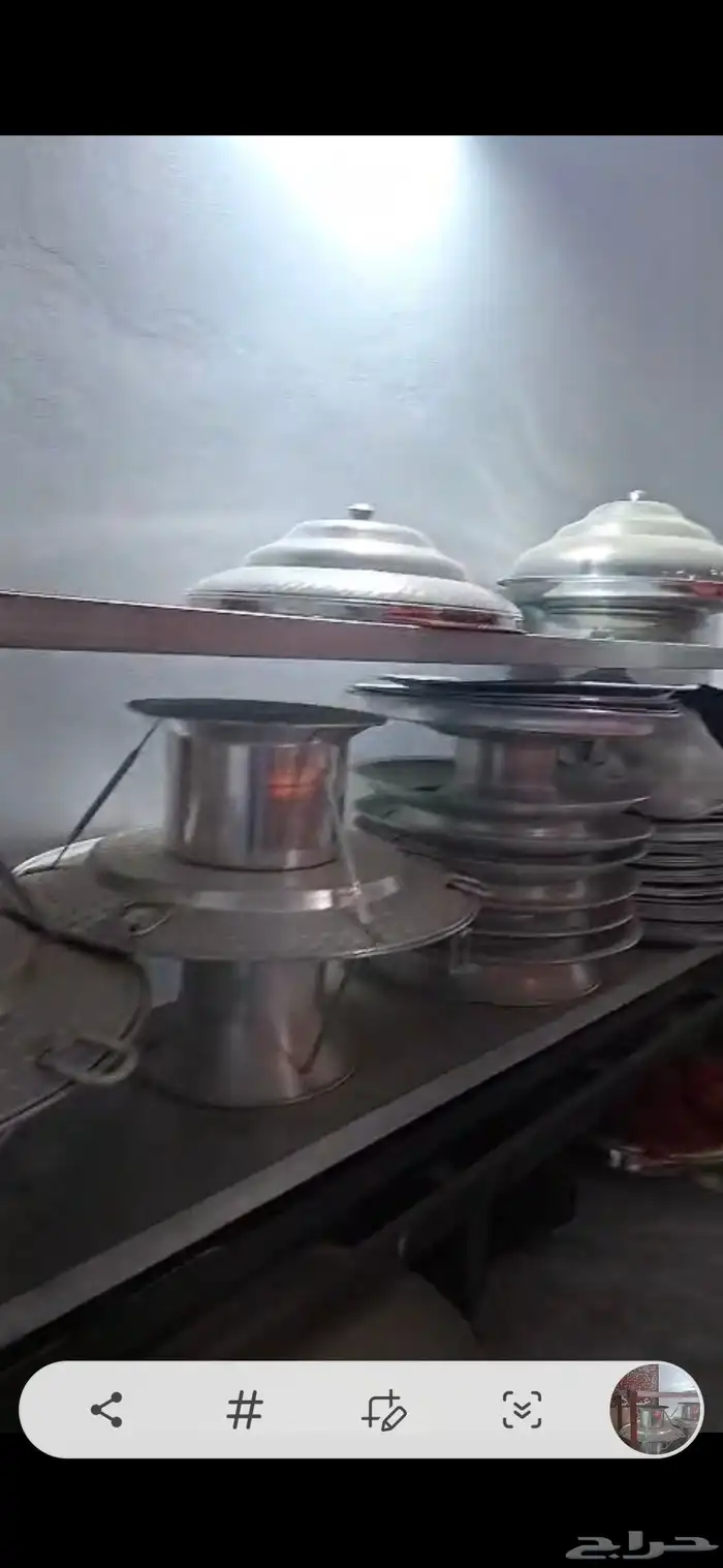 اغراض مطعم كامل للبيع للتواصل والتفاهم على الخاص او على هذا 7