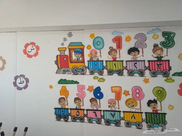 خطاط ورسام مدارس ورسم استراحات 2