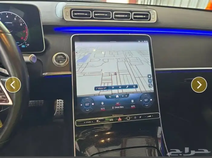 مرسيدس S500 نيت بكج موديل 2022 وراد أمريكا بطاقة جمركية 15