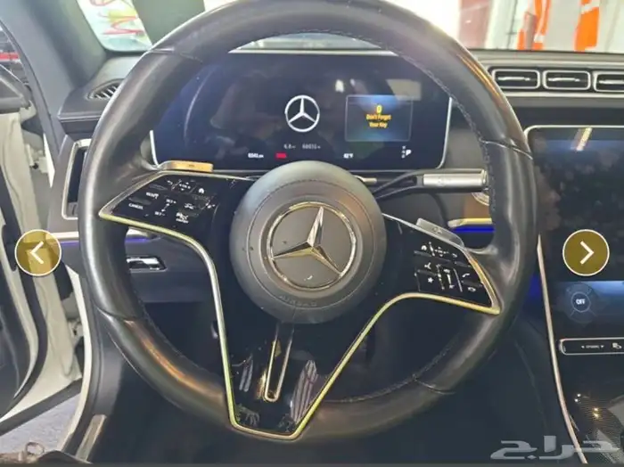 مرسيدس S500 نيت بكج موديل 2022 وراد أمريكا بطاقة جمركية 17