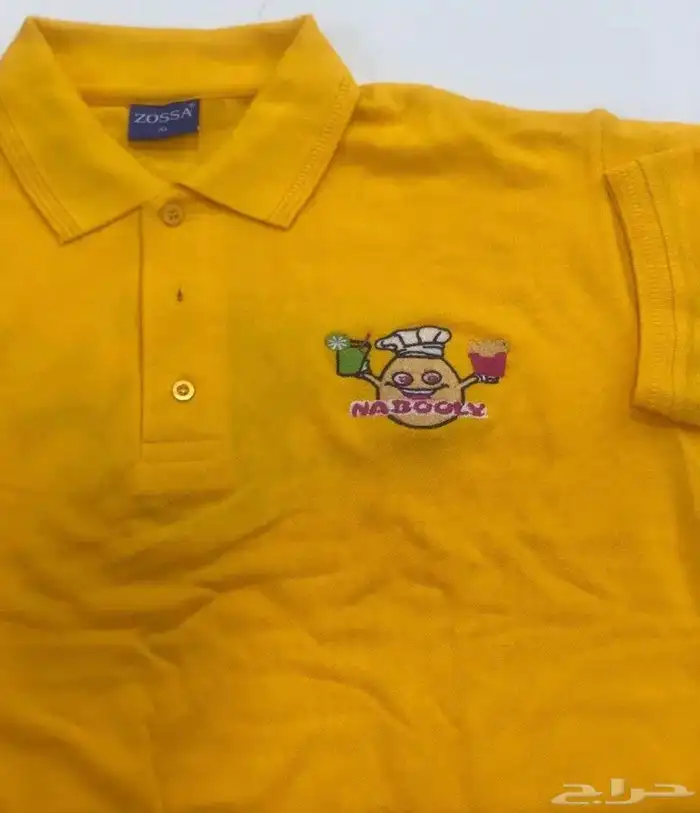 تطريز وطباعه تيشرتات الزي الموحد 35 ريال اقل كميه 12 14