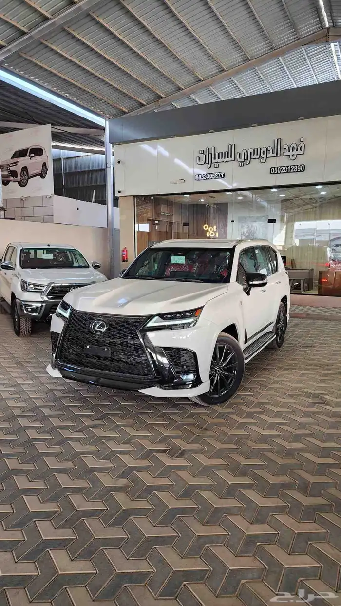 لكزس LX600 اف اسبورت سعودي ابيض 2025 ( بطاقه جمركيه ) 0