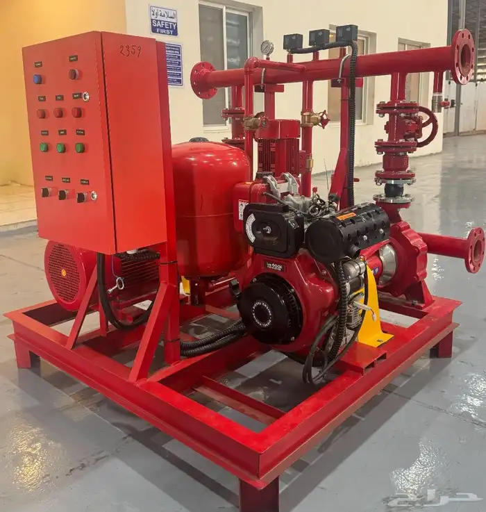 مضخات حريق متوفر بجميع المقاسات واقل الاسعار 2