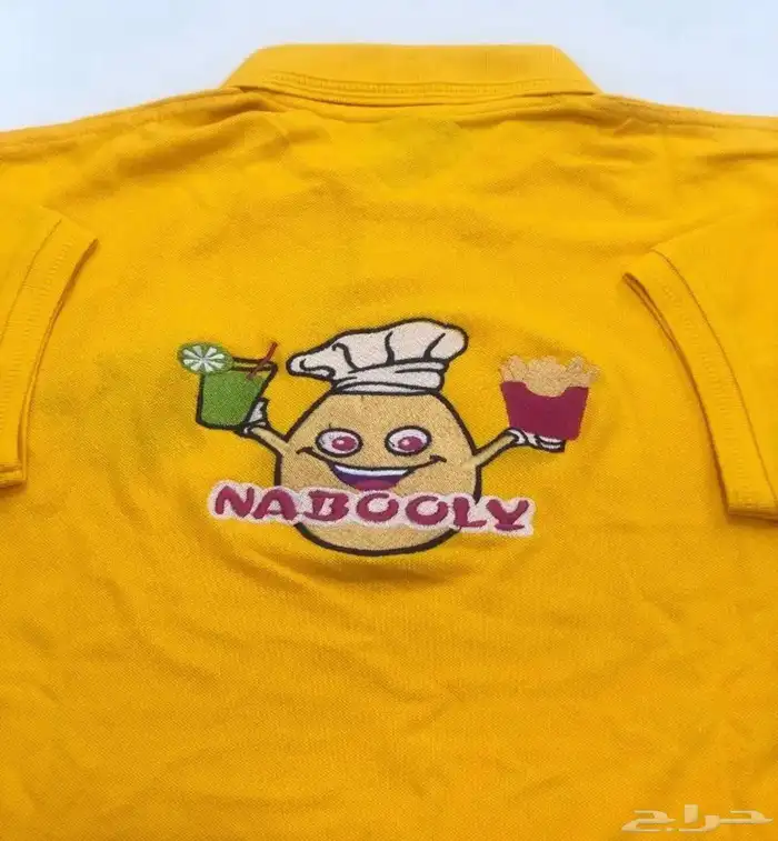 تطريز وطباعه تيشرتات الزي الموحد 35 ريال اقل كميه 12 13