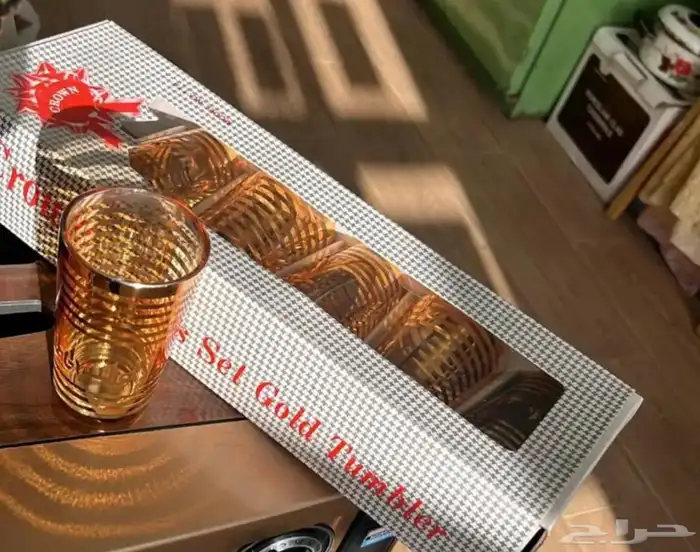 تراث فناجيل واكواب اهلا وسهلا ذهبي 4