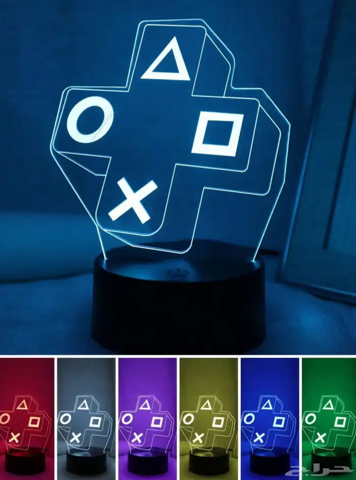 اضاءه . تنور ب اكثر من لون تشتغل ب سلك و بطاريه 1