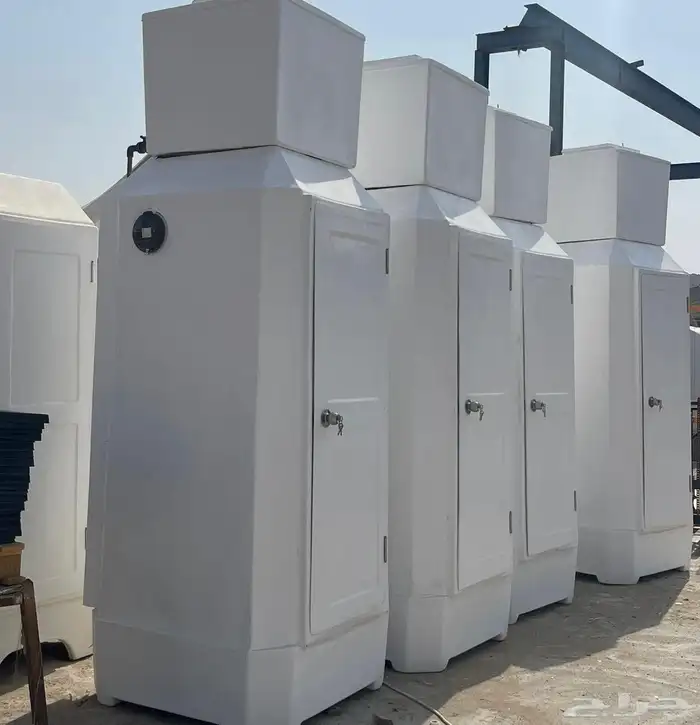 حمامات متنقله فايبر جلاس مقوى طبقتين 2