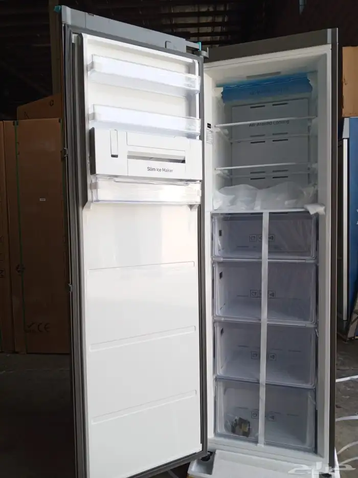 فريزر سوبر جنرال واقف استيل 9.1 قدم ضمان 10 سنوات 4