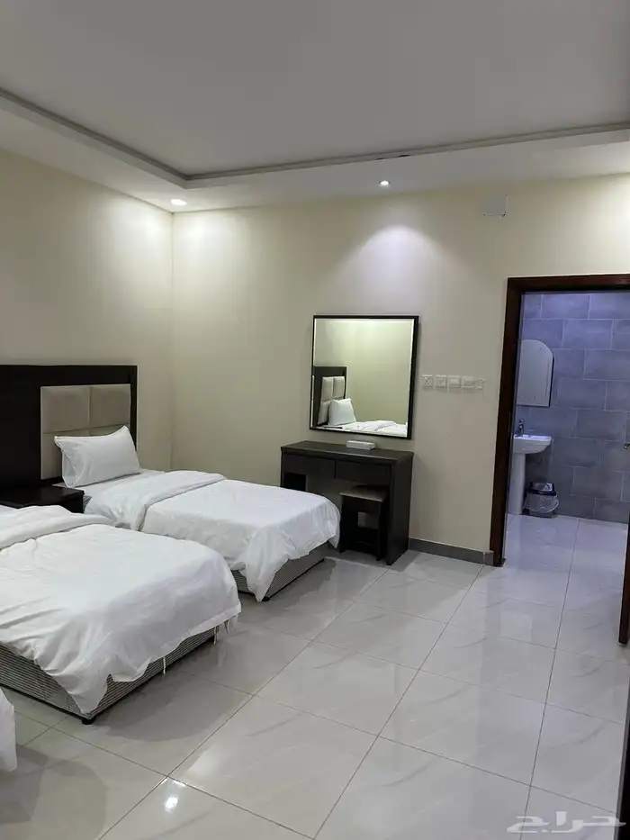 شقة مفروشة فندقية غرفتين وصالة للايجار 9