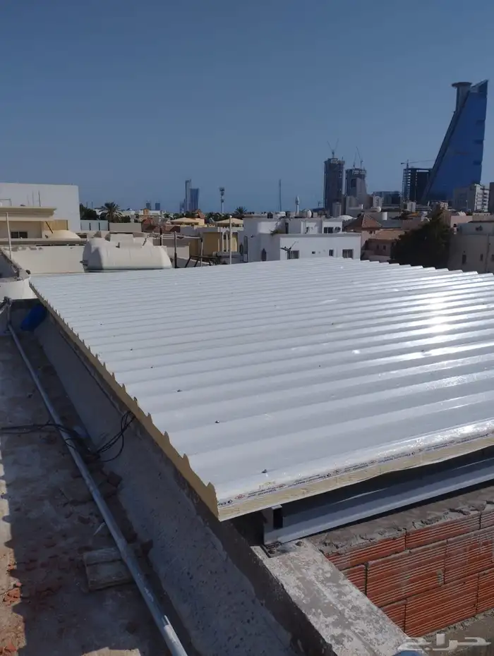 مظلات سواتر مقاول تركيب سندويتش بنل سمنت بورد 1