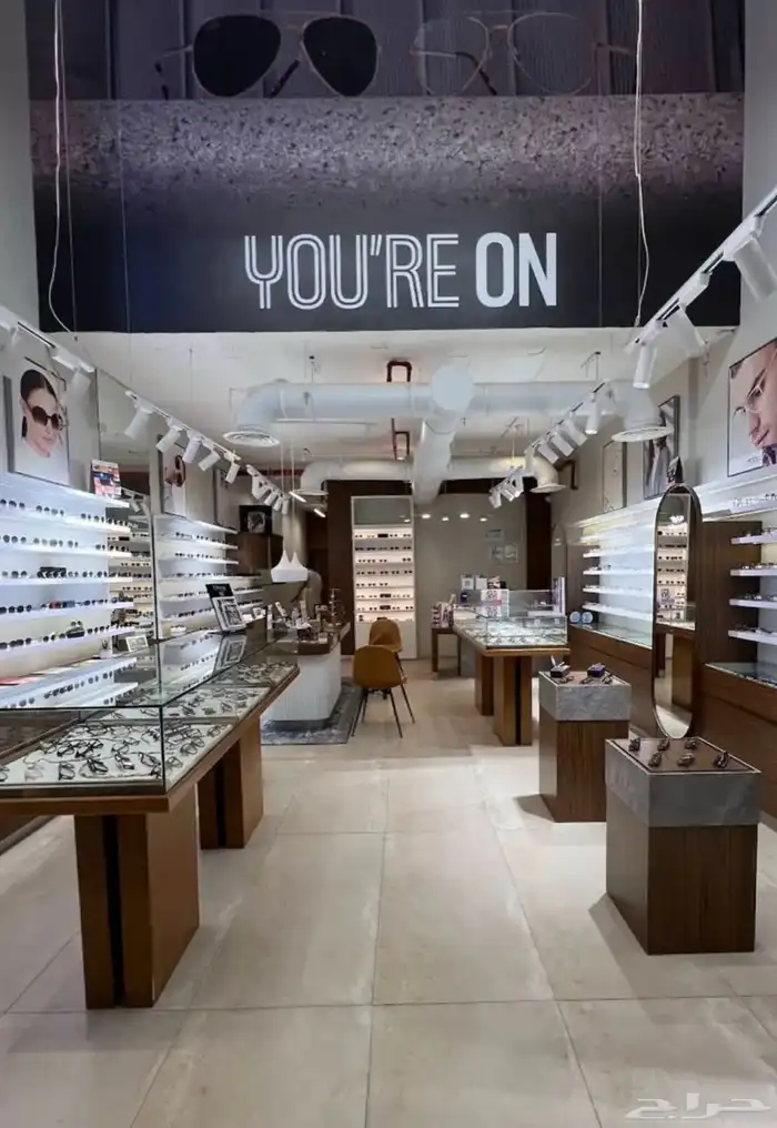ديكور فاخر محل نظارات للبيع - بصريات 0