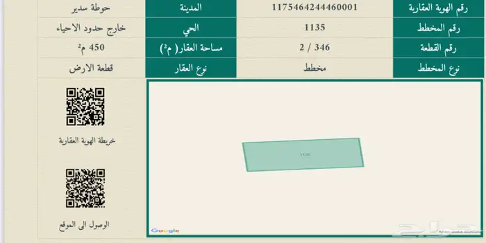للبيع ارض في المنح الملكيه بحوطه سدير حي اليرموك 0
