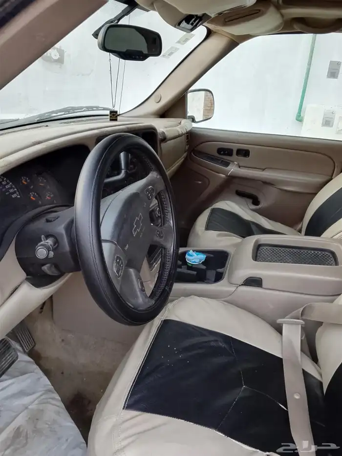 تاهو موديل 2005فل كامل سبع كراسي مكينه قير عل شرط ماشي 240 4