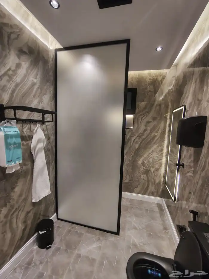 قاطع شاور زجاج سيكوريت كبائن شاور قزاز سكريت حاجز شاور زجاج 0