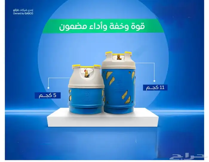 انبوبة غاز فايبر للكشتات و البيت 1