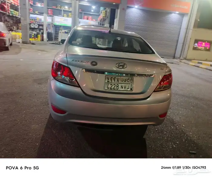 سياره اكسنت مديل 2017 ممشى 281 ألف كل شي شغال مكينه 1