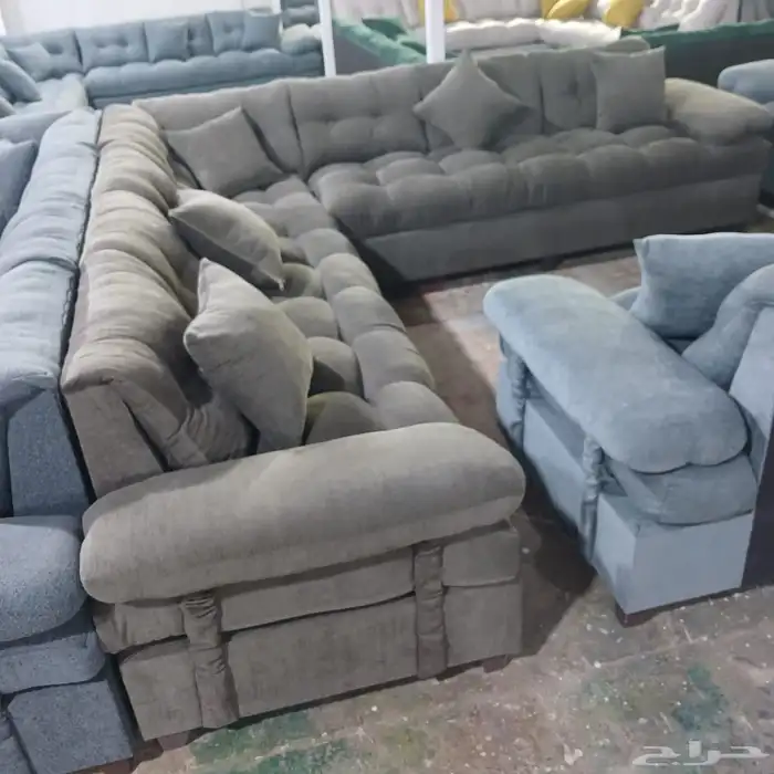 كنب جديد جاهز وبسعر المصنع شامل التوصيل 15