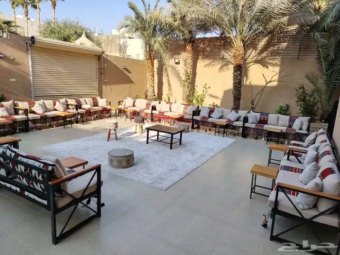 تاجير جلسات شعبيه دفايت كنب طاولات طعام طاولات بوفيه كراسي 9