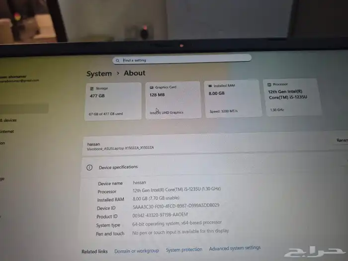 لابتوب اسوس استعمال خفيف 3